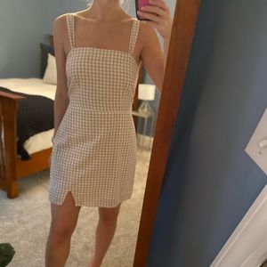 Abercrombie plaid mini dress